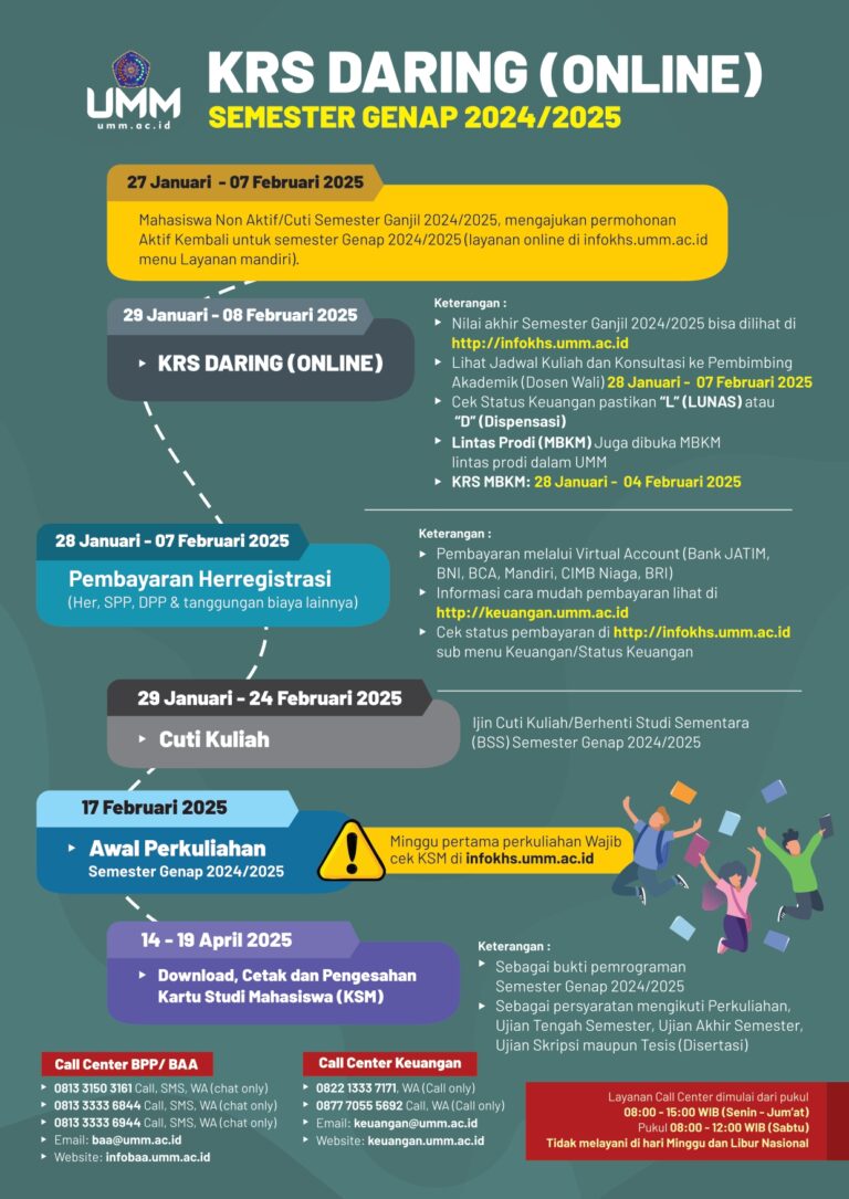 KRS Daring (Online) Semester Genap 2024/2025